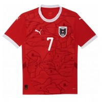 Camisa de time de futebol Áustria Marko Arnautovic #7 Replicas 1º Equipamento Europeu 2024 Manga Curta